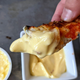 crust dipped in parkay sauce
